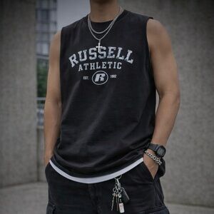Russell Athletic Black Sleeveless Top